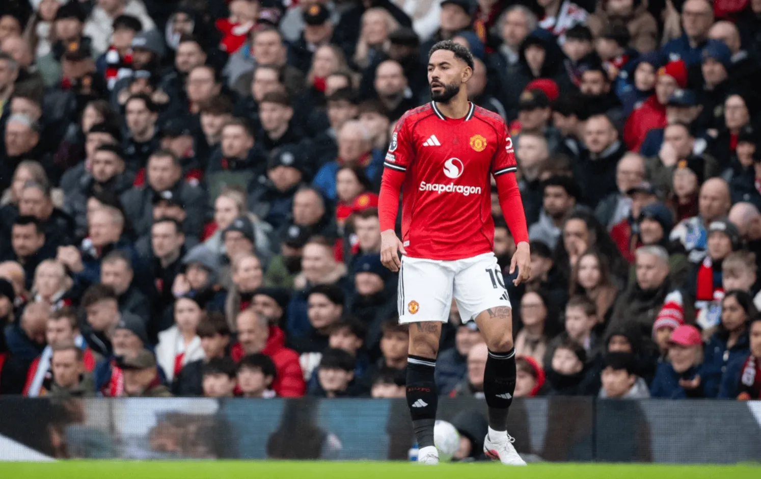 为曼联反超比分，库尼亚结束此前的5场进球荒